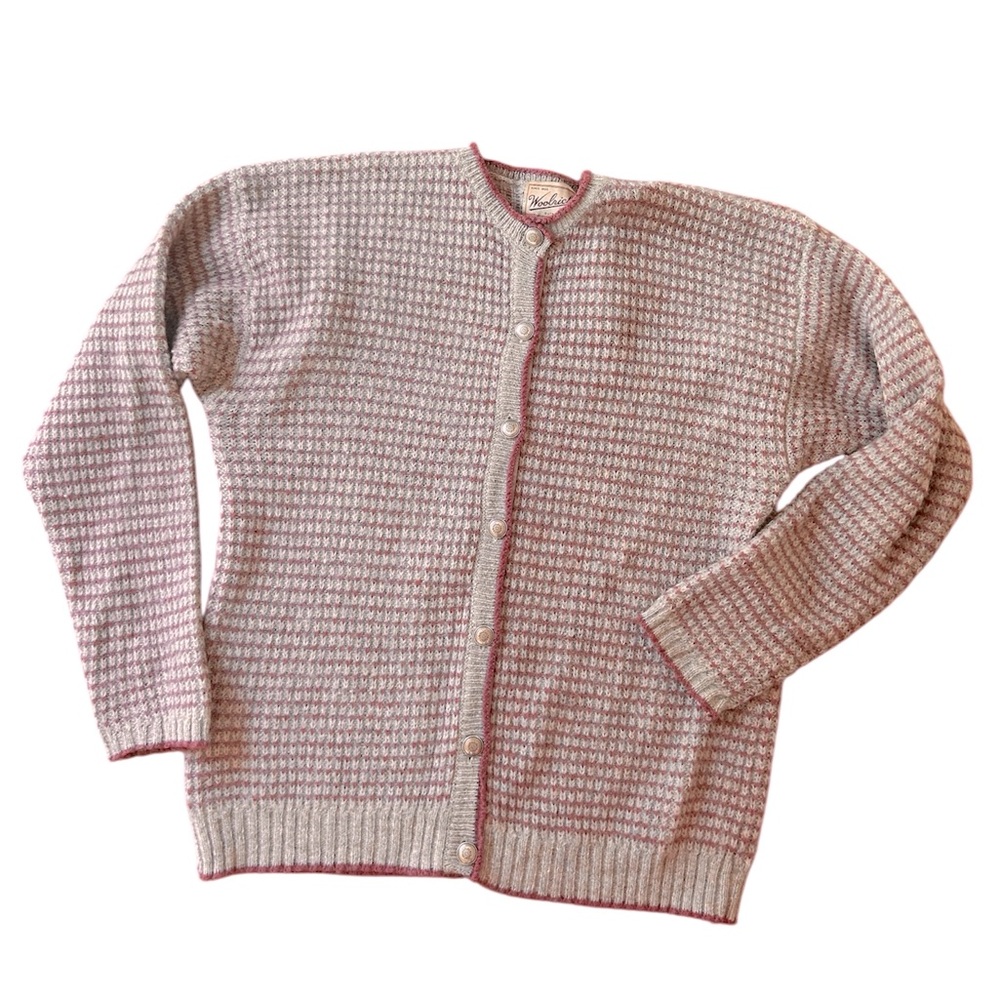 Vintage Woolrich Wool Cardigan Sweater. Sz:L